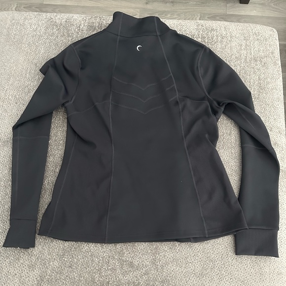 Zyia Black Fitted Flight Jacket (size XL) - Picture 10 of 12